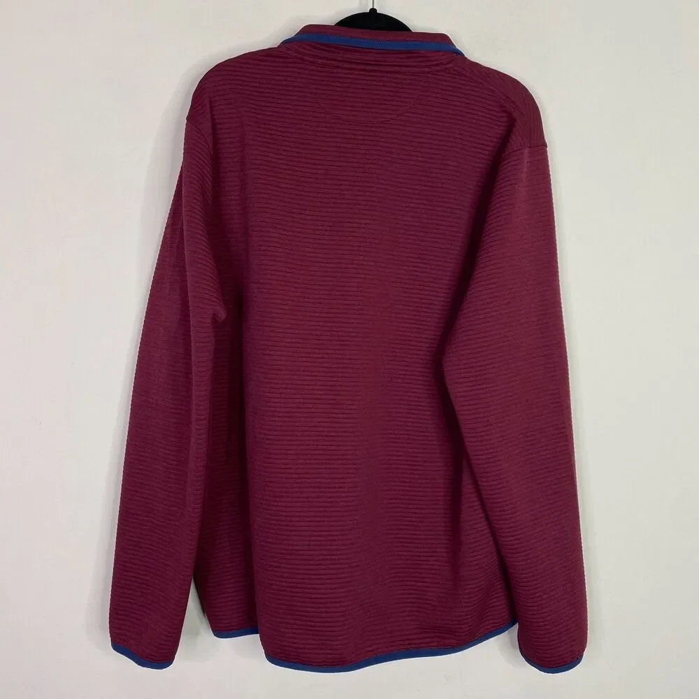 J. Crew 2022 Quilted Knit Pullover Sweater Men's Size XL